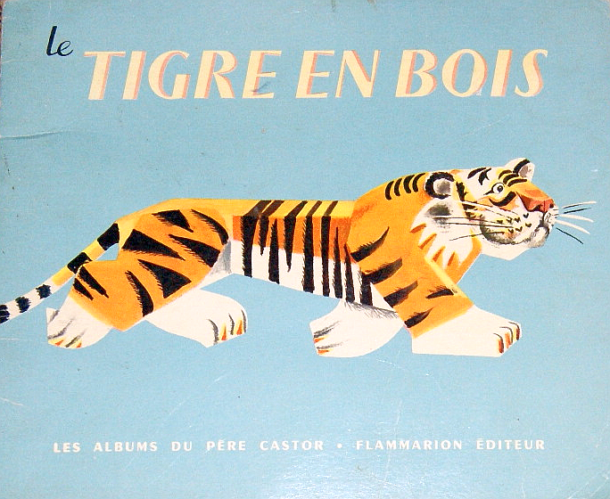Tigre en bois Pere Castor